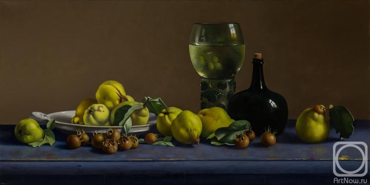 Elokhin Pavel. Still life with large remer and quinces
