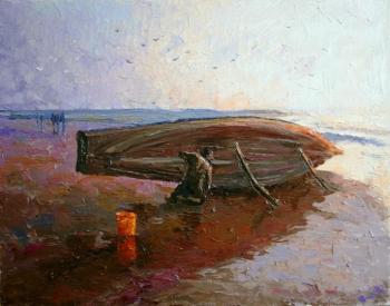 Rudnik Mihkail Markovich. Goa. Boat