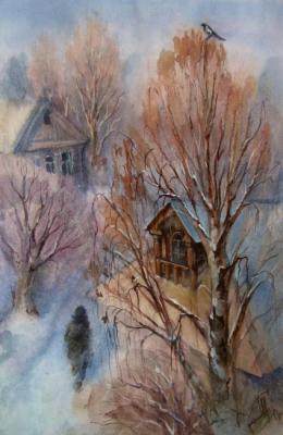 Winter sketching. Panfilovo. Schavleva Svetlana