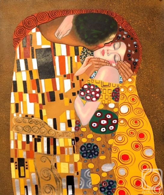 Minaev Sergey. Kiss (copy of G.Klimt)