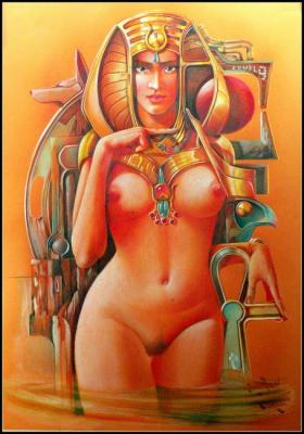 Naked Isis (The Goddess Isis). Barkov Vladimir