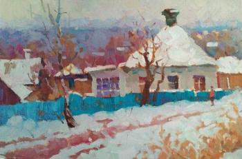 Freezing day (Oil Painting In The Open Air). Tuzhikov Igor