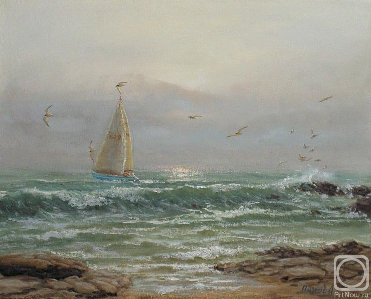 Panov Aleksandr. Caressing sea breezes