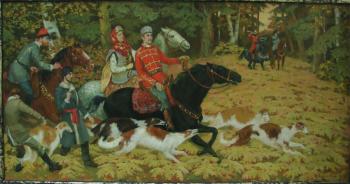 Departure for hunting. Dianov Mikhail