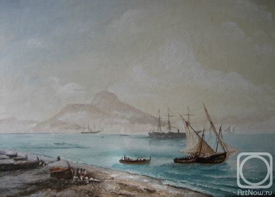 Rogov Vitaly. Morning in the Bay (copy from the painting by Aivazovsky I. K.)