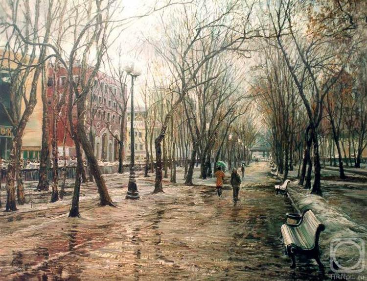 Loukianov Victor. Spring in Tsvetnoi Boulevard