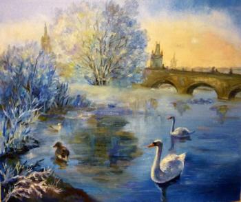 At charles bridge in Prague