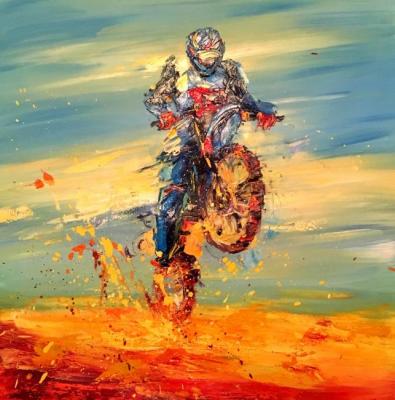 Motocross (Motorcycle Rider). Garcia Luis