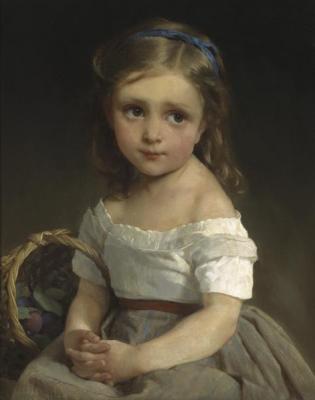 Children's portrait (Moscow Child). Zhukoff Fedor
