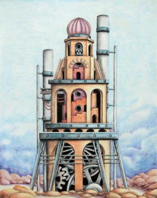 From the series "All Along the Watchtowers" (Tower 1) (Architectural Design). Tzarevsky Yury