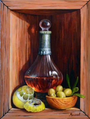 Lemon and olives. Melnikov Alexander