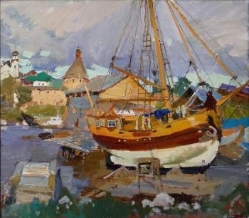 The Boat Of Peter. Solovki (Russian North Solovki Islands). Lukash Anatoliy