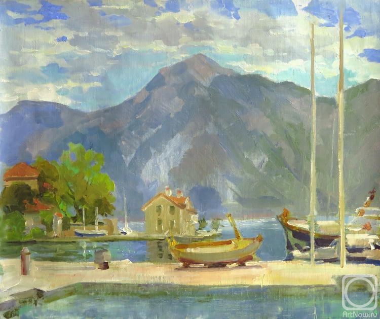 Vedeshina Zinaida. A small pier. Orahovac