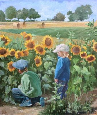 Sunflowers. Tafel Zinovy