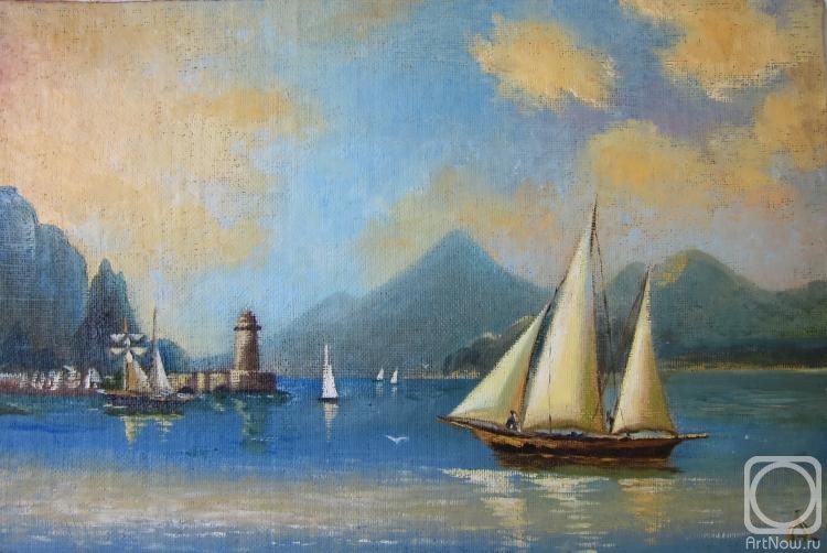 Айвазовский маяк картина