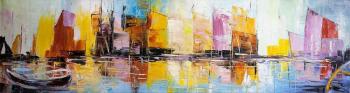 Boats N7. A series of Marine multi-colored. Vevers Christina