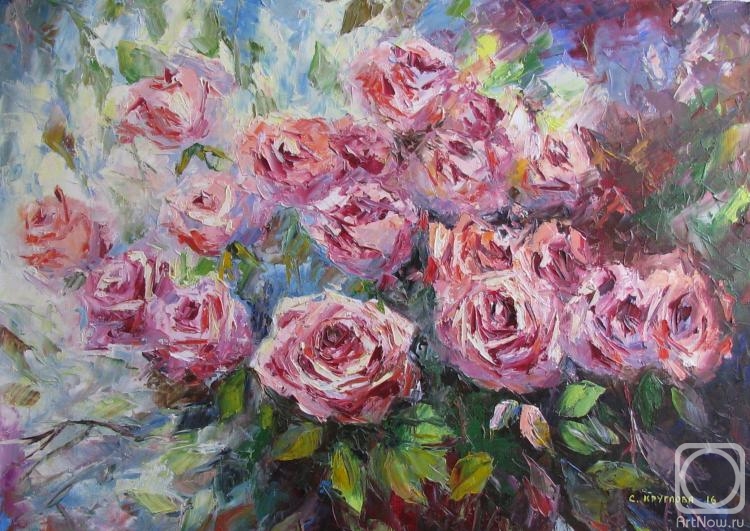 Kruglova Svetlana. The warm breath of roses on a winter day