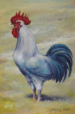 White cock. Kharabadze Teimuraz