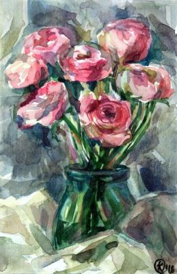 Still life with roses. Parfenova Ekaterina