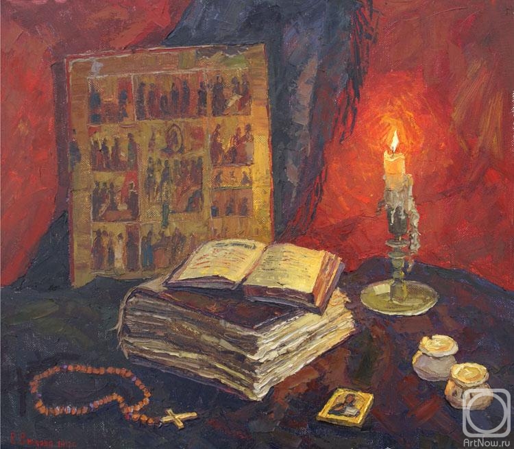 Vilkova Elena. Candle light