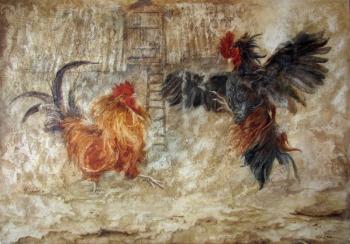Poultry yard (Cockfight). Pogosyan Sergey