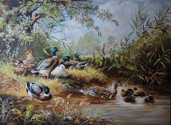 Copy of a picture of Hyubert Kaplan of "Duck" (Copies Of Famous Artists). Simonova Olga