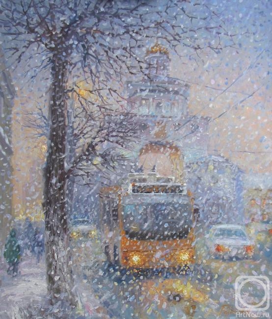Rodionov Igor. The city of Vladimir. Snowy February