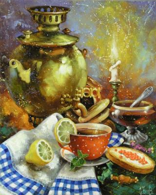 Tea with lemon (  ). Boev Sergey