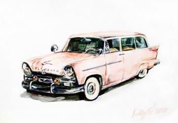 Pink Plymouth (Transportation). Parfenova Ekaterina