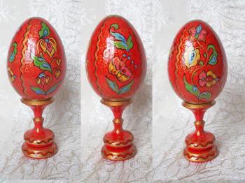 Painted Easter egg (4) (Easter Souvenir). Razumova Lidia