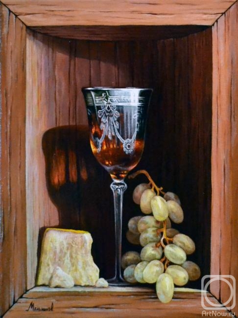Melnikov Alexander. Cheese and grapes