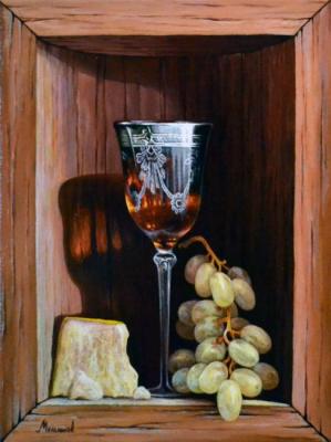 Cheese and grapes. Melnikov Alexander