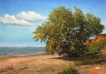 Coast of Volga. White breakage