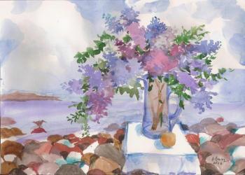 Lilac Bouquet by the Gulf of Finland