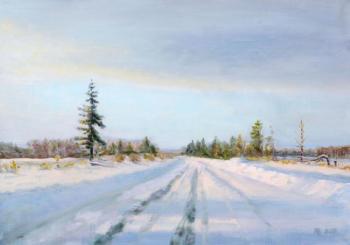 Winter road. Yaskin Vladimir
