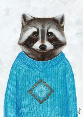 Raccoon (). Tyuryaev Vladimir