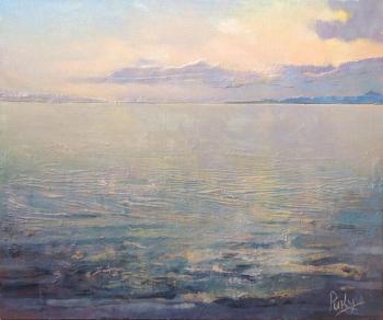Sunrise on the sea. Rikun Olga
