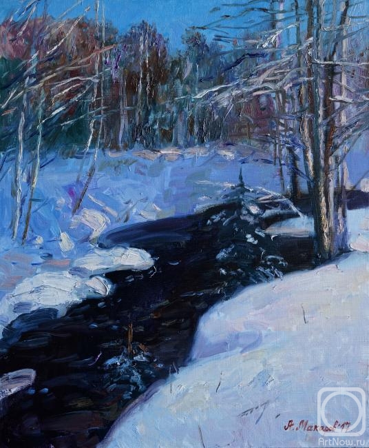 Makarov Anton. Winter in Ilyichevo