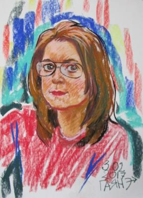 Poly Sara Iglesias, the Spanish artist, from nature