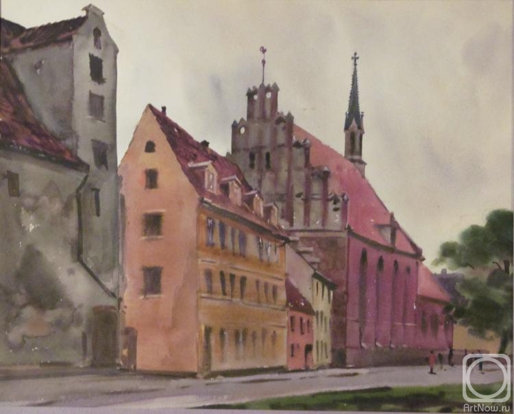 Lapovok Vladimir. Old Riga.The Convent and St. John's Church