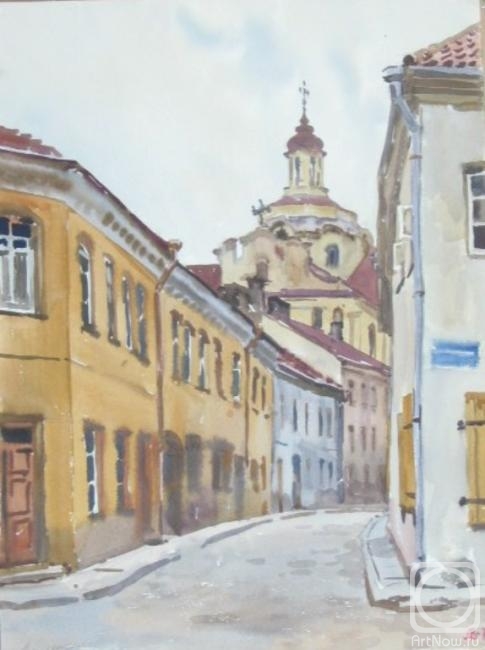 Lapovok Vladimir. Vilnius.Street in the Old Town