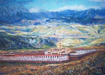 Monastery in Tibet. Zhukov Alexey