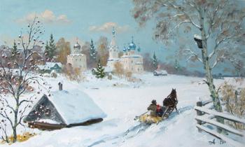 The Old Ladoga. Russian winter. Alexandrovsky Alexander