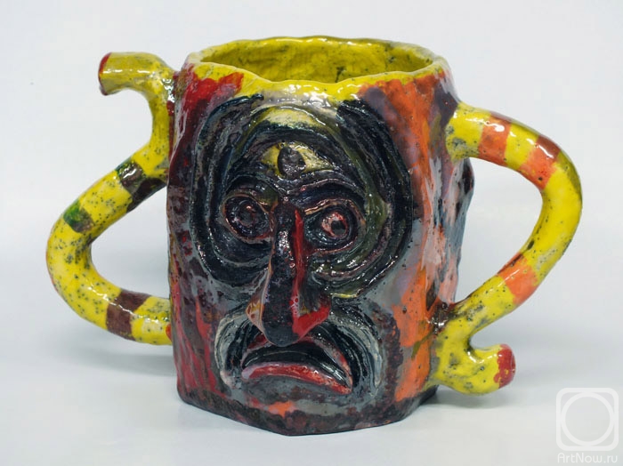 Pomelov Fedor. Mug "Two-faced Janus"