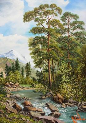 The mountain river. Lysov Yuriy