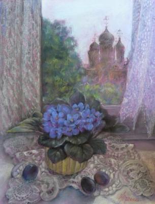 Violets bloomed. Yurtchenko Olga