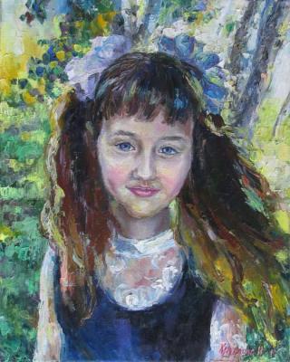 Portrait Alena Matyushovoy (The Schoolgirl). Kruglova Irina