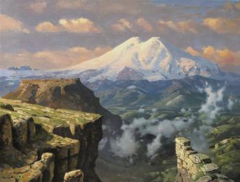 Elbrus in the morning