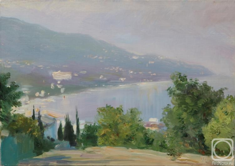 Sviatoshenko Andrei. Yalta. Spring. View on Yalta