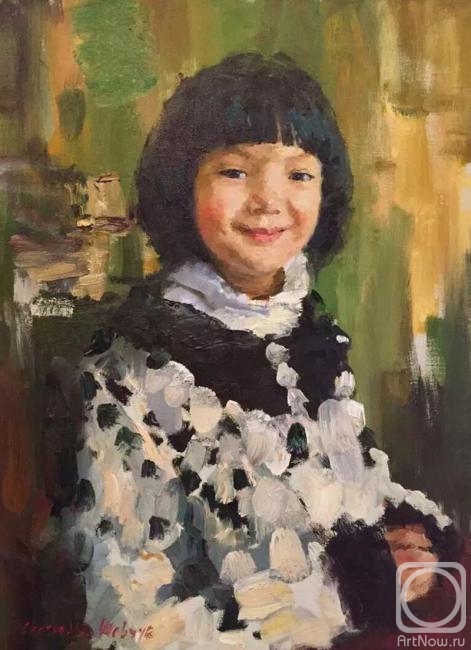 Shevchuk Svetlana. Portrait of a Chinese girl